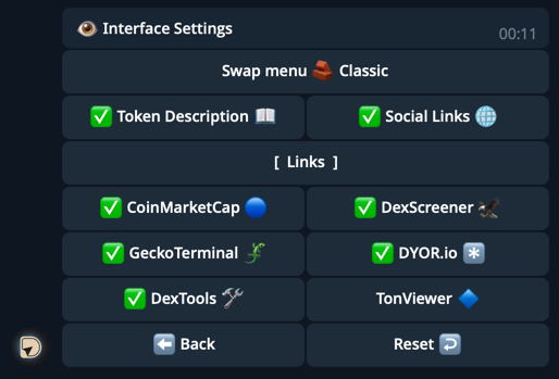 UI Settings